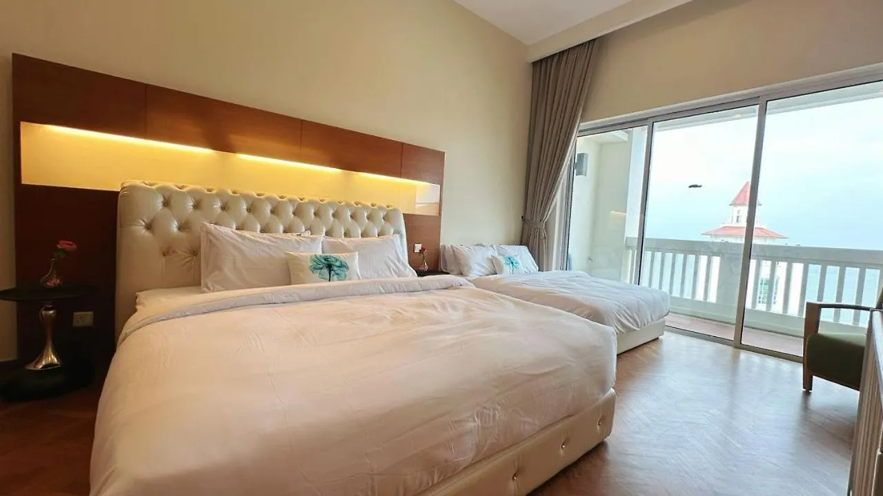 6Th Straits Quay Seafront 2 Bedrooms Seaview Suite - Rare Marina & Seaview Tanjung Tokong Malesia